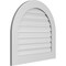 Ekena Millwork Round Top Surface Mount PVC Gable Vent: Functional, w/ 3-1/2"W x 1"P Standard Frame, 30"W x 28"H GVPRT30X2801SF - alternate 3